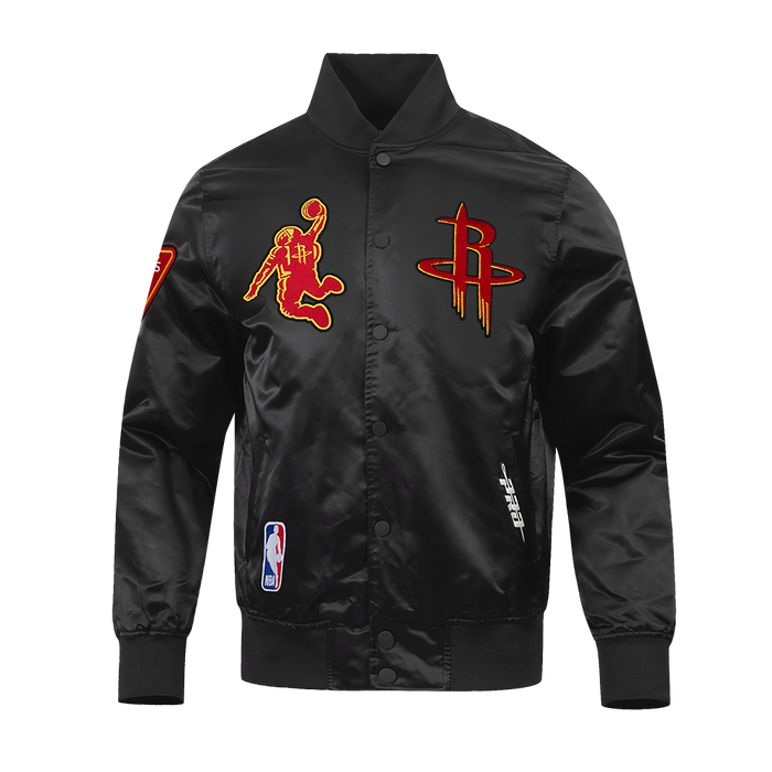 Men's Houston Rockets Pro Standard Satin Jacket (Black)