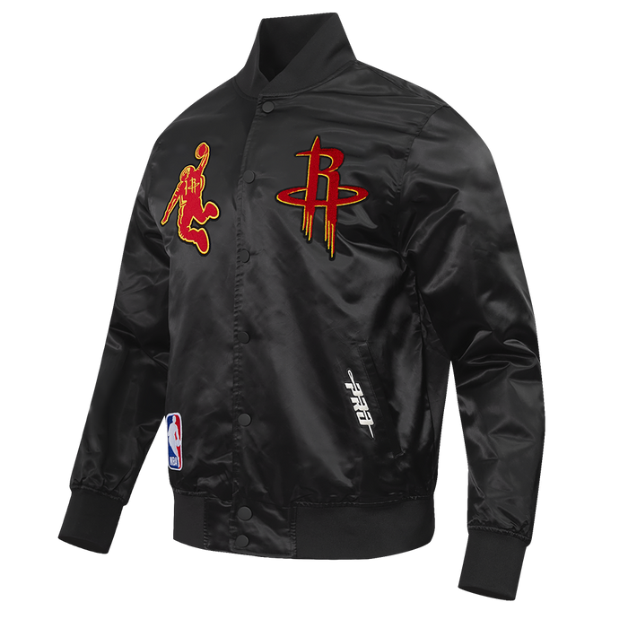 Men's Houston Rockets Pro Standard Satin Jacket (Black)