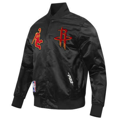 Men's Houston Rockets Pro Standard Satin Jacket (Black)