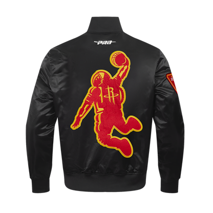 Men's Houston Rockets Pro Standard Satin Jacket (Black)