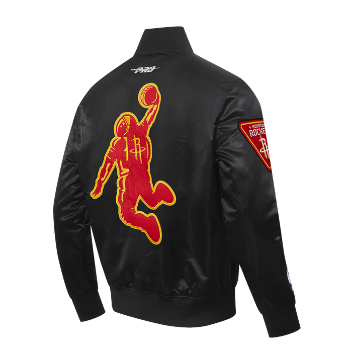 Men's Houston Rockets Pro Standard Satin Jacket (Black)