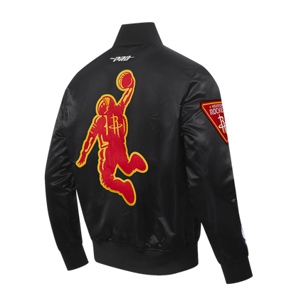 Men's Houston Rockets Pro Standard Satin Jacket (Black)