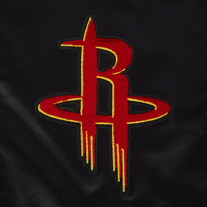 Men's Houston Rockets Pro Standard Satin Jacket (Black)