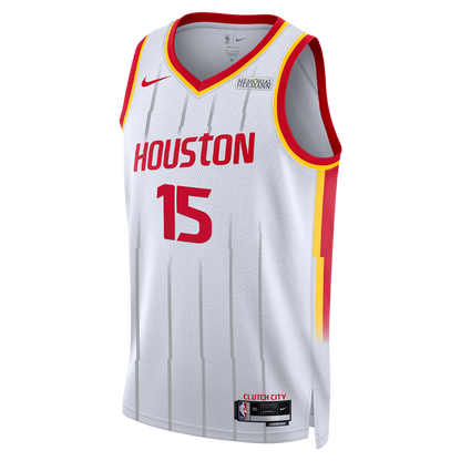 Men's Houston Rockets Reed Sheppard Nike Association Swingman Jersey