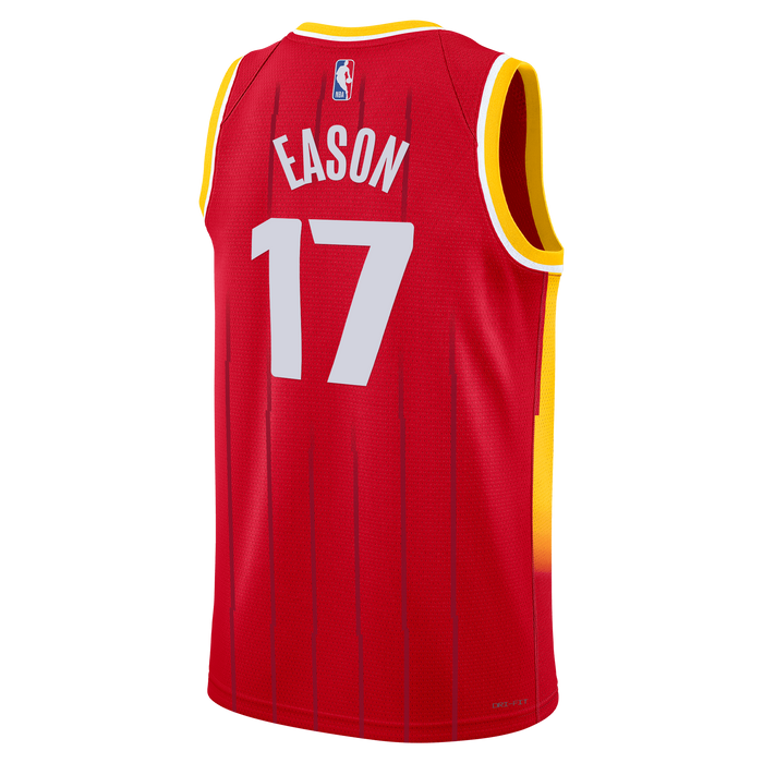 Men's Houston Rockets Tari Eason Nike Icon Swingman Jersey