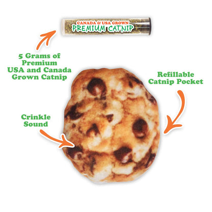 Meowijuana Get Baked Cookie Cat Toy - Dog.Dog.Cat.