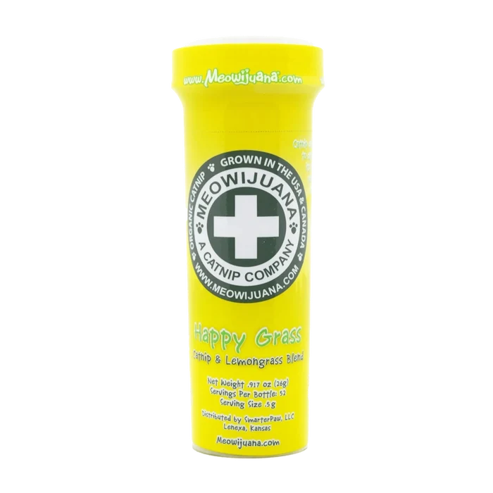 Meowijuana Happy Grass Catnip and Lemongrass Blend - Dog.Dog.Cat.