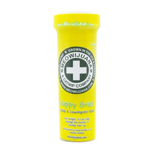 Meowijuana Happy Grass Catnip and Lemongrass Blend - Dog.Dog.Cat.