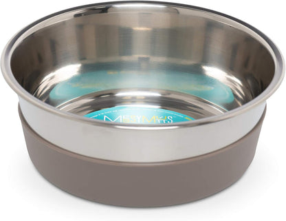Messy Mutts Heavy Stainless Steel Dog Bowl - Dog.Dog.Cat.