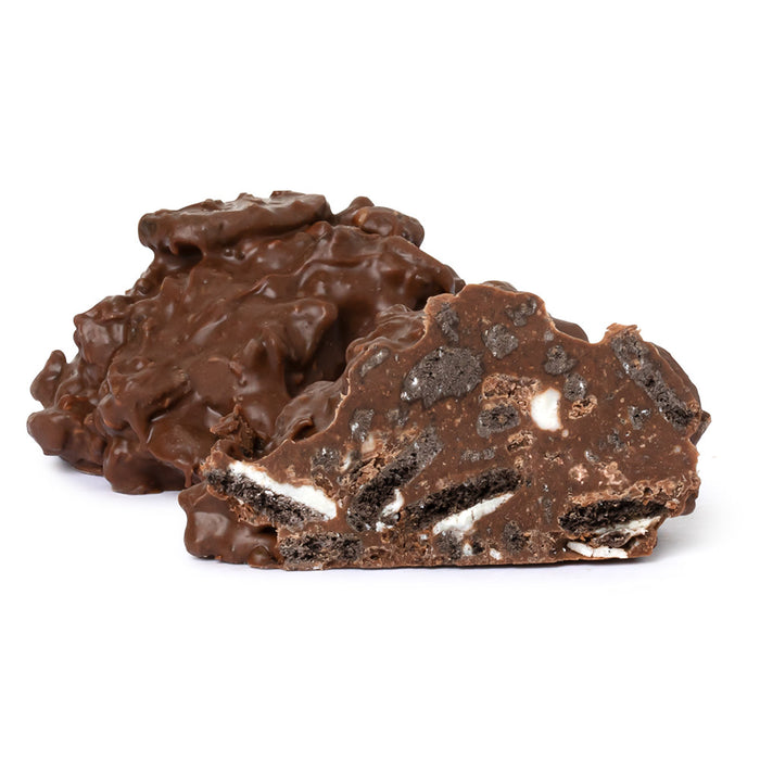 Milk Chocolate Mint Cookie Cluster Candy - 5 LB