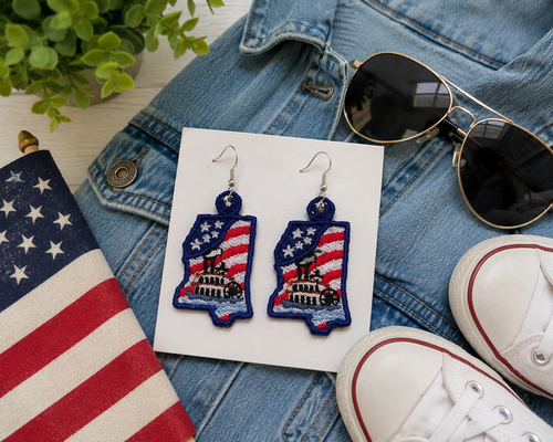 Mississippi -  Rock My State Design Set (Downloadable Machine Embroidery Design)
