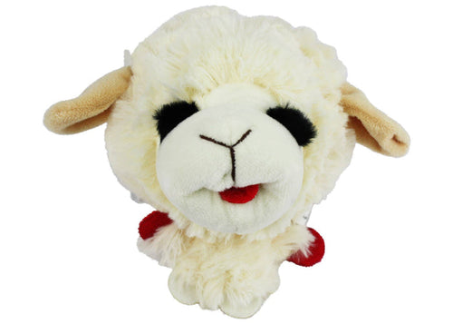 Multipet Lamb Chop Knobby Noggins Plush Dog Toy 5" - Dog.Dog.Cat.