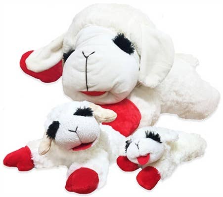 Multipet Lamb Chop Plush Dog Toy 10" - Dog.Dog.Cat.