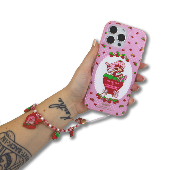My Melody x Sonix Strawberry Shortcake Phone Beaded Wristlet Accessory BySonix Inc.