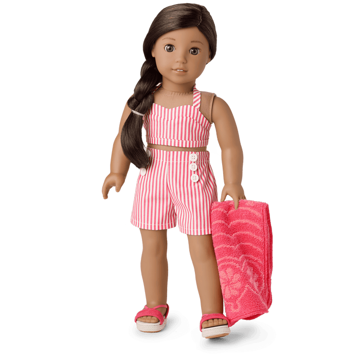 Nanea’s™ Two-Piece Swimsuit for 18-inch Dolls (Historical Characters)