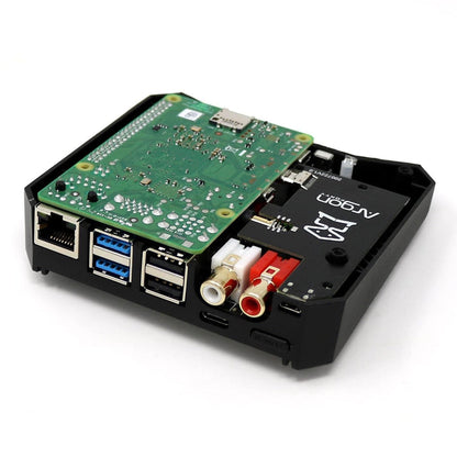 NanoSound ONE Raspberry Pi 4 Case with DAC + Remote [Discontinued] by Argon40 - The Pi Hut