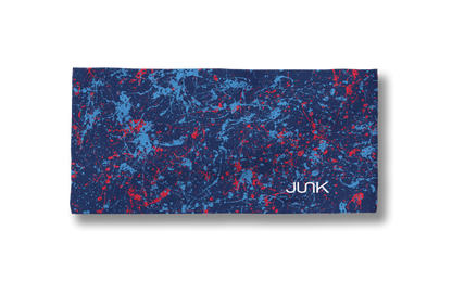 Navy Red Blue Splatter Big Bang Lite Headband - View 3