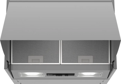 NEFF D64MAC1X0B N30 60cm integrated cooker hood in Silver