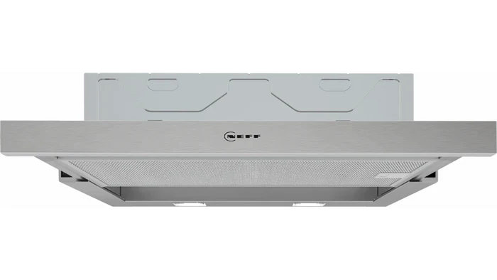 NEFF N 30 D46BR22N1B 60cm telescopic cooker hood in Silver Metallic
