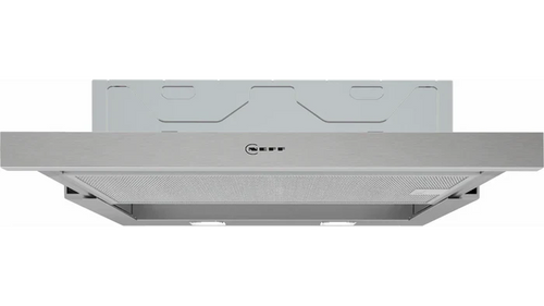 NEFF N 30 D46BR22N1B 60cm telescopic cooker hood in Silver Metallic