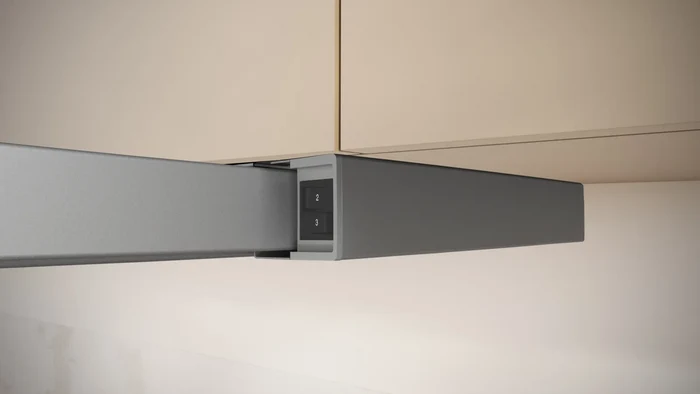 NEFF N 30 D46BR22N1B 60cm telescopic cooker hood in Silver Metallic