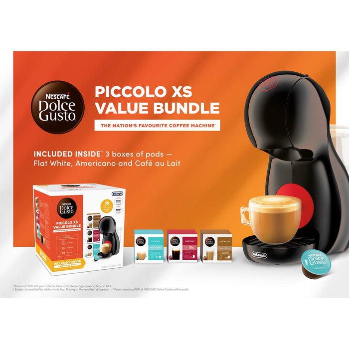Nescafé DolceGusto Piccolo XS Pod Coffee Machine - Black
