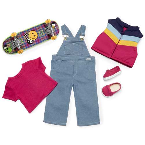 Nicki’s™ Skateboarding Outfit for 18-inch Dolls (Historical Characters)