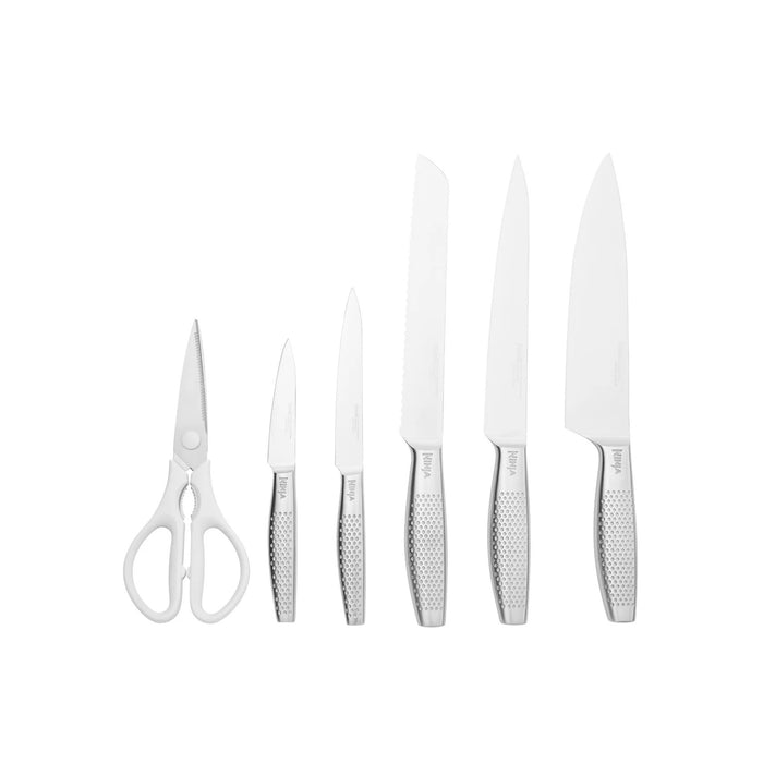 Ninja StaySharp Stainless 6-Piece Knife Set & White Block | K62006EUWH
