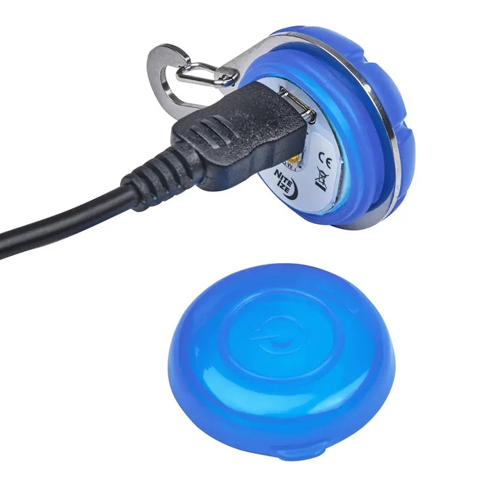Nite Ize SpotLit® Rechargeable Collar Light - Blue - Dog.Dog.Cat.