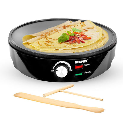Non-Stick Crepe Machine With Wooden Utensils