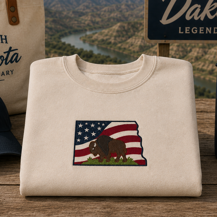 North Dakota -  Rock My State Design Set (Downloadable Machine Embroidery Design)