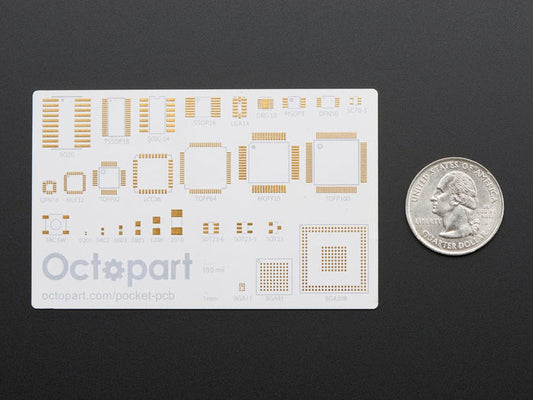 Octopart Pocket Electronics Reference PCB [Discontinued] by Adafruit - The Pi Hut