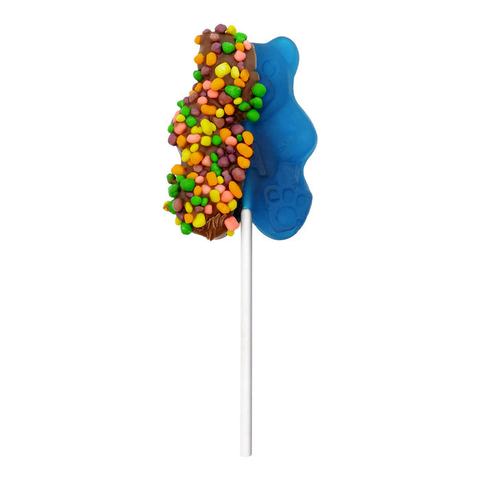 Papa bear chocolate lollipop