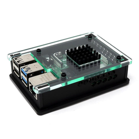 Passive Cooling Heatsink Case for Raspberry Pi 4 by The Pi Hut - The Pi Hut