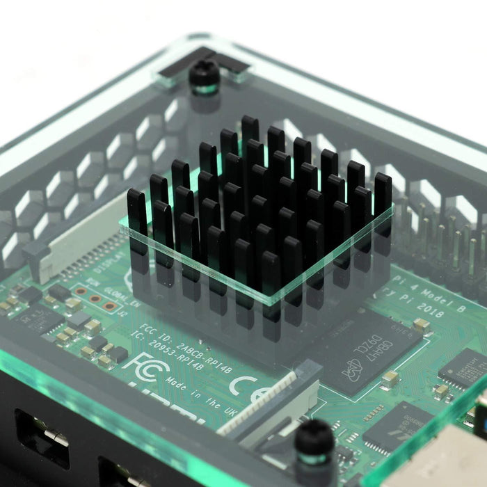 Passive Cooling Heatsink Case for Raspberry Pi 4 by The Pi Hut - The Pi Hut