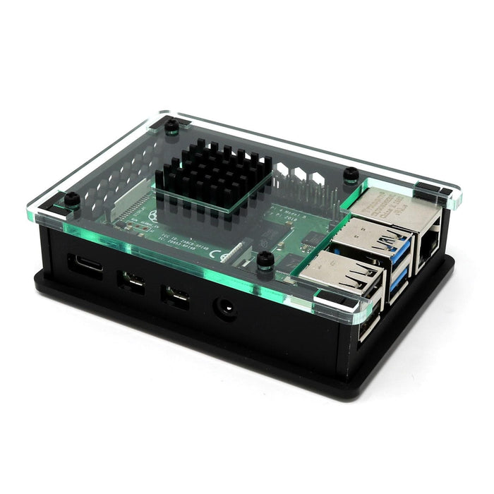 Passive Cooling Heatsink Case for Raspberry Pi 4 by The Pi Hut - The Pi Hut