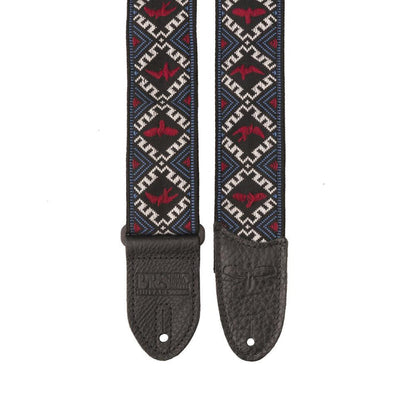 Paul Reed Smith PRS Jacquard Hootenanny Birds Guitar Strap - Red, White, and Blue