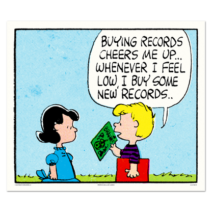Peanuts New Records Poster
