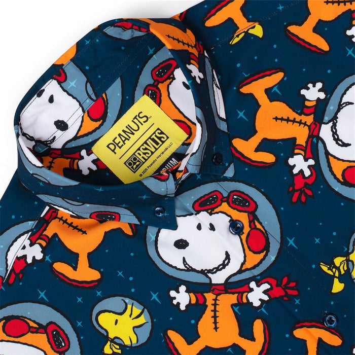 RSVLTS Peanuts Short Sleeve Shirt Peanuts "Snoopy in Space" – KUNUFLEX Short Sleeve Shirt Peanuts "Snoopy in Space" – KUNUFLEX Short Sleeve Shirt