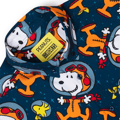 RSVLTS Peanuts Short Sleeve Shirt Peanuts "Snoopy in Space" – KUNUFLEX Short Sleeve Shirt Peanuts "Snoopy in Space" – KUNUFLEX Short Sleeve Shirt