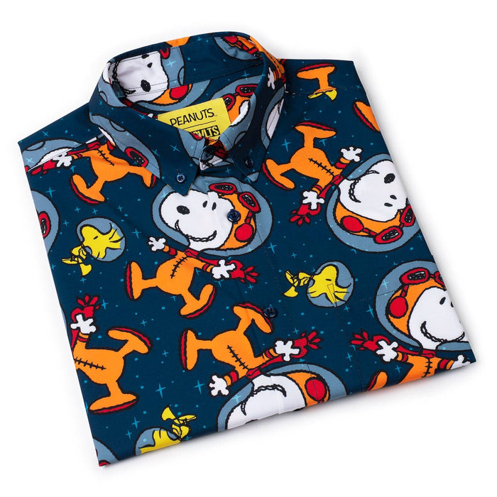 RSVLTS Peanuts Short Sleeve Shirt Peanuts "Snoopy in Space" – KUNUFLEX Short Sleeve Shirt Peanuts "Snoopy in Space" – KUNUFLEX Short Sleeve Shirt