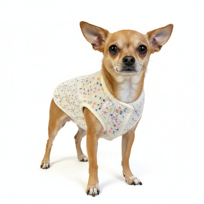 Pet Fuzzy Vest Lots of Dots - Dog.Dog.Cat.