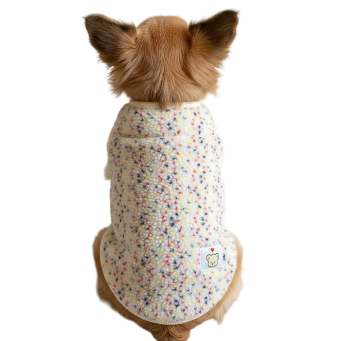 Pet Fuzzy Vest Lots of Dots - Dog.Dog.Cat.