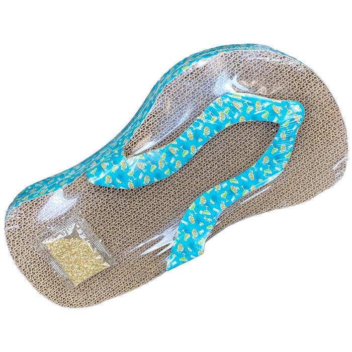Pet Palette Distribution - Multipet Margaritaville® Flip Flop Cat Scratcher 16" - Dog.Dog.Cat.