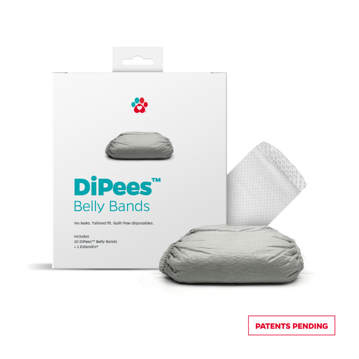 Pet Parents® - DiPees™ Disposable Belly Bands - Dog.Dog.Cat.