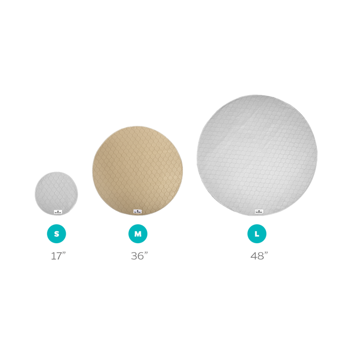 Pet Parents® - Round Pawtect® Pads, Premium Washable Dog Pee Pads - Dog.Dog.Cat.