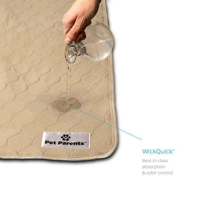 Pet Parents® - Round Pawtect® Pads, Premium Washable Dog Pee Pads - Dog.Dog.Cat.
