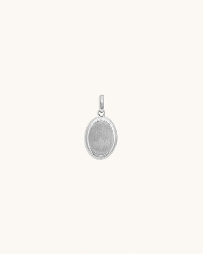 Petite Oval Diamond Locket