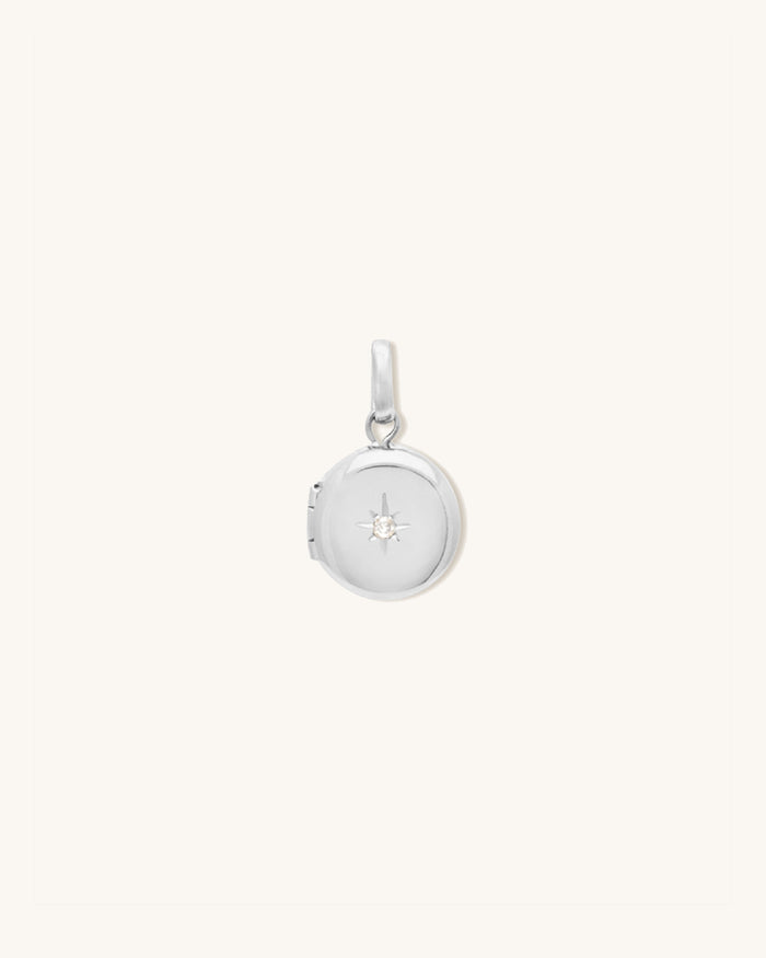 Petite Round Diamond Locket