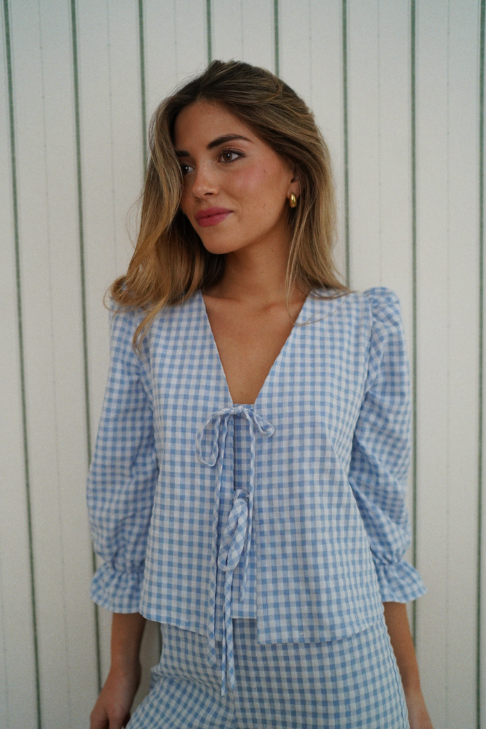 Pijama Jane Azul Largo